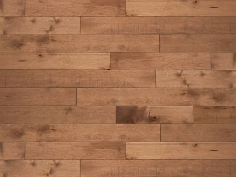 Light brown engineered hardwood planks