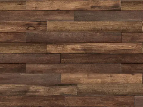 Dark solid hardwood floor boards