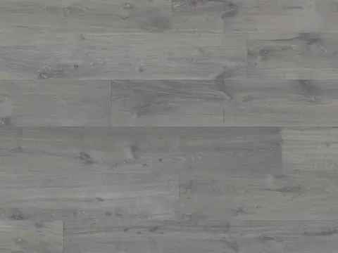 Grey oak-look laminate flooring